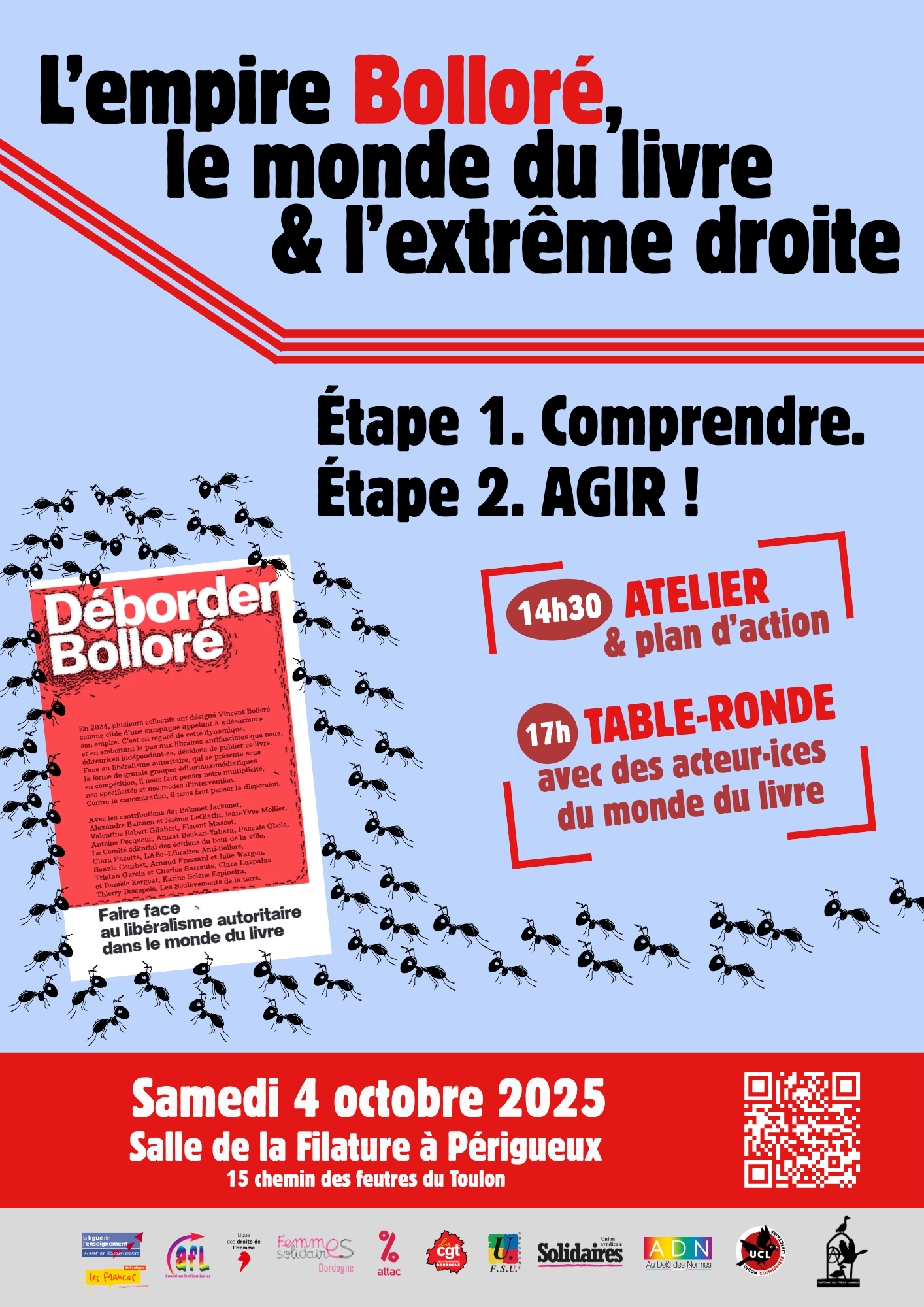 Déborder Bolloré – Ateliers ludiques et table ronde le samedi 4 octobre